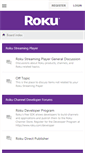 Mobile Screenshot of forums.roku.com